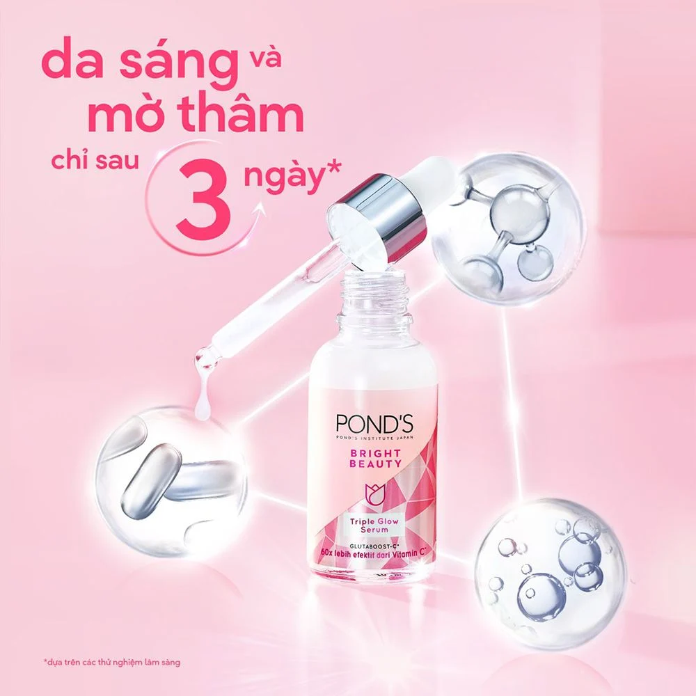 Ngăn Ngừa Lão Hóa, Dưỡng Sáng Da Với 2 Sản Phẩm Serum Pond’s