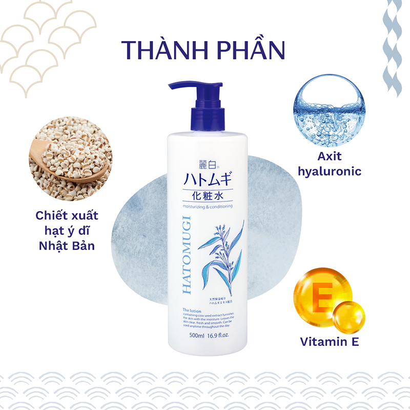 Review Lotion Hatomugi Chiết Xuất Hạt Ý Dĩ Dưỡng Ẩm, Sáng Da